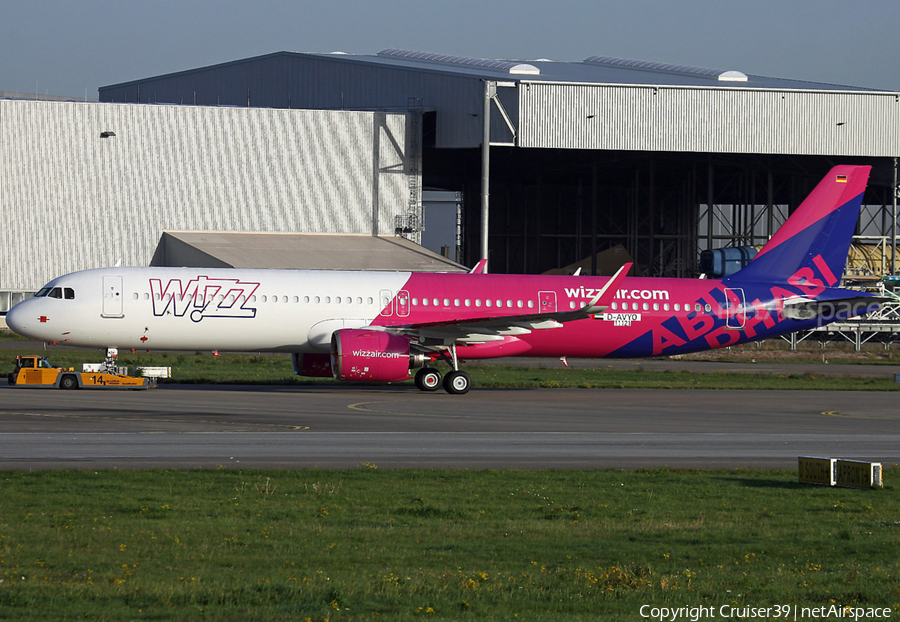 Wizz Air Abu Dhabi Airbus A321-271NX (D-AVYO) | Photo 570975