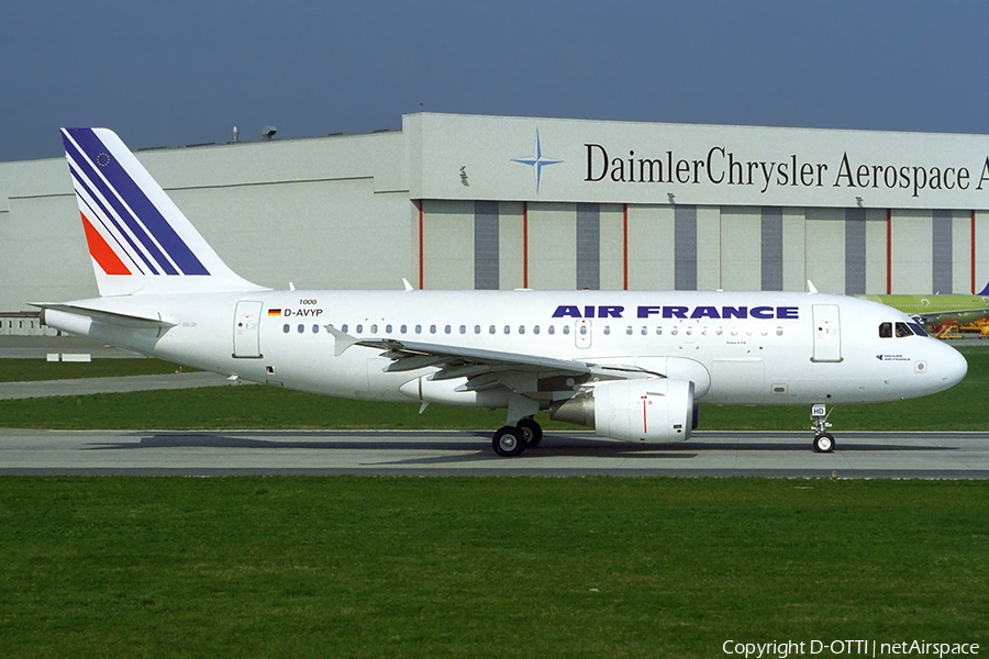 Air France Airbus A319-111 (D-AVYP) | Photo 388496