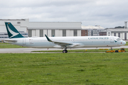 Cathay Pacific Airbus A321-251NX (D-AVYP) at  Hamburg - Finkenwerder, Germany