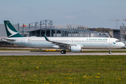 Cathay Pacific Airbus A321-251NX (D-AVYP) at  Hamburg - Finkenwerder, Germany