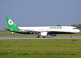 EVA Air Airbus A321-211 (D-AVYP) at  Hamburg - Finkenwerder, Germany