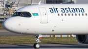 Air Astana Airbus A321-271NX (D-AVYQ) at  Hamburg - Finkenwerder, Germany