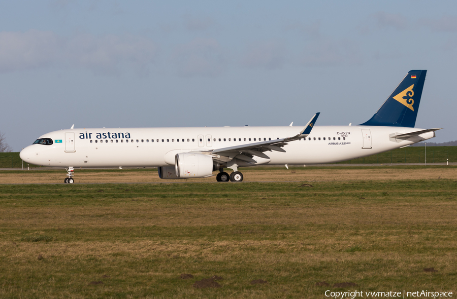 Air Astana Airbus A321-271NX (D-AVYQ) | Photo 373702