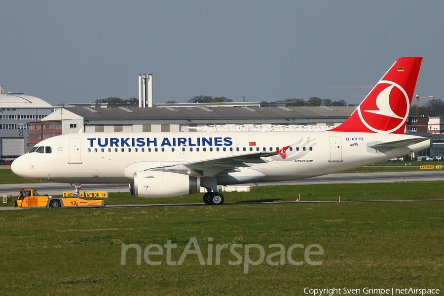 Turkish Airlines Airbus A319-132 (D-AVYQ) | Photo 15064