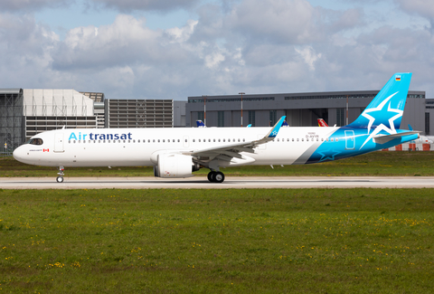 Air Transat Airbus A321-271NX (D-AVYR) at  Hamburg - Finkenwerder, Germany