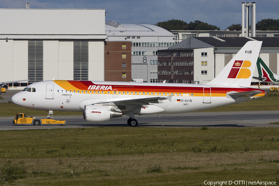 Iberia Airbus A319-111 (D-AVYR) | Photo 278539