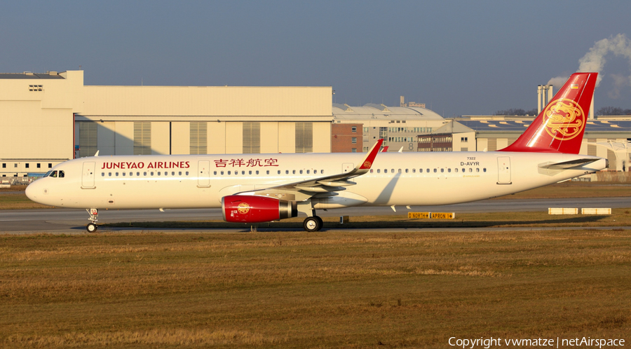 Juneyao Airlines Airbus A321-231 (D-AVYR) | Photo 135467