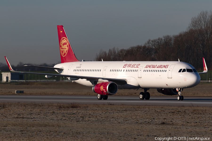 Juneyao Airlines Airbus A321-231 (D-AVYR) | Photo 138029