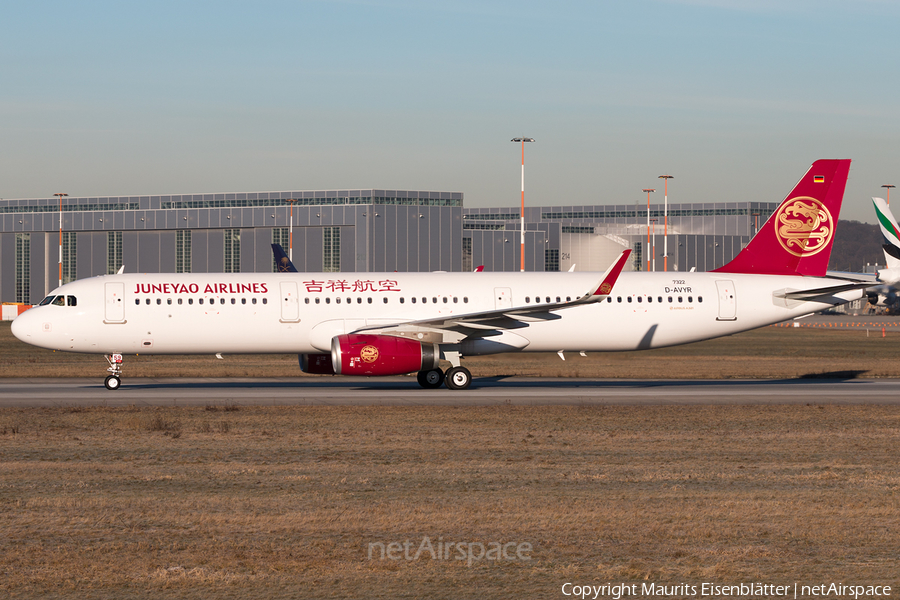 Juneyao Airlines Airbus A321-231 (D-AVYR) | Photo 138070
