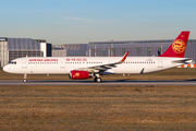 Juneyao Airlines Airbus A321-231 (D-AVYR) at  Hamburg - Finkenwerder, Germany