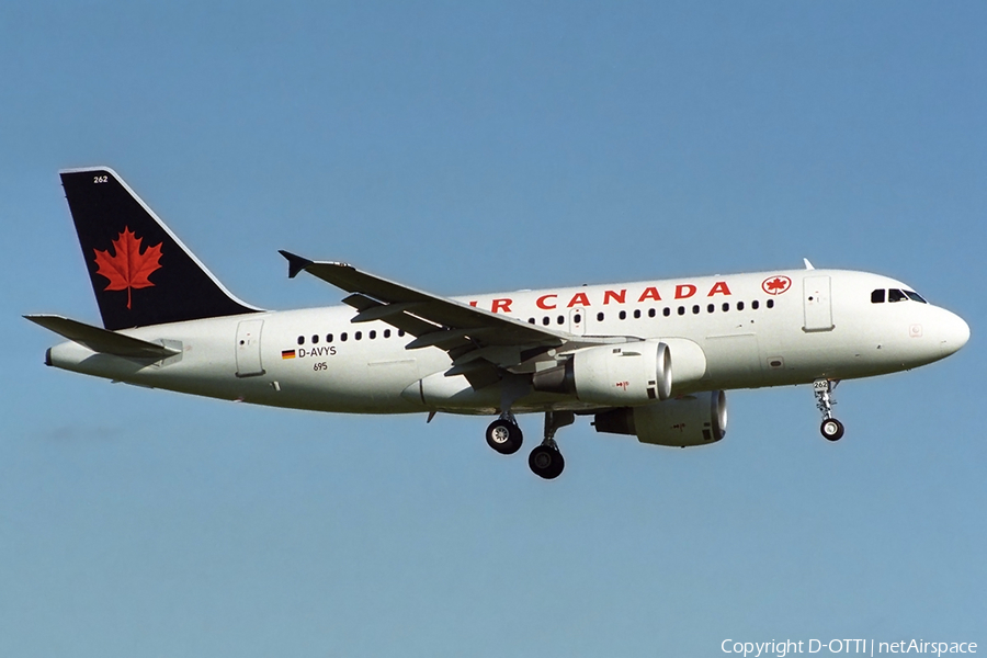 Air Canada Airbus A319-114 (D-AVYS) | Photo 245766