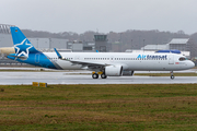 Air Transat Airbus A321-271NX (D-AVYS) at  Hamburg - Finkenwerder, Germany