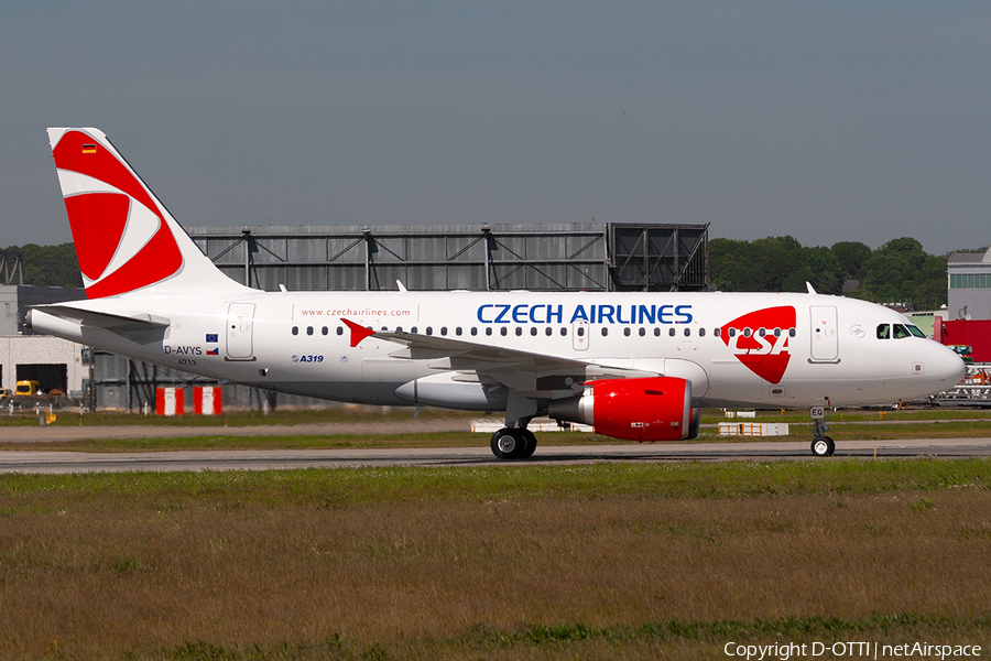 CSA Czech Airlines Airbus A319-112 (D-AVYS) | Photo 359174