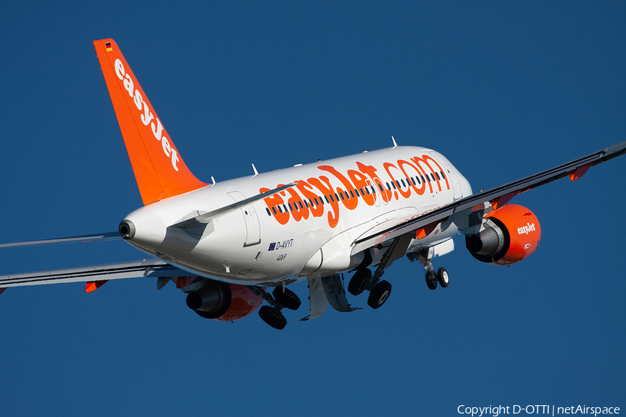 easyJet Airbus A319-111 (D-AVYT) | Photo 278534