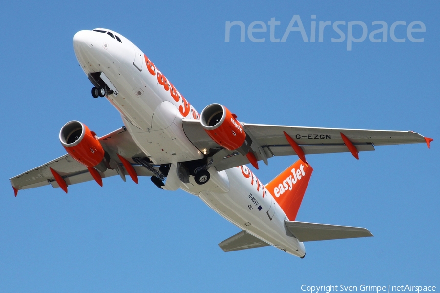 easyJet Airbus A319-111 (D-AVYV) | Photo 434559