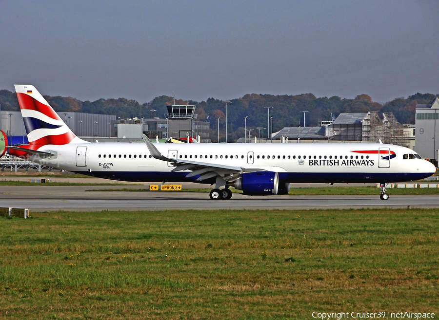 British Airways Airbus A321-251NX (D-AVYW) | Photo 381225