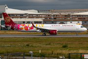 Juneyao Airlines Airbus A321-271NX (D-AVYW) at  Hamburg - Finkenwerder, Germany