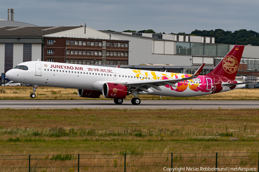 Juneyao Airlines Airbus A321-271NX (D-AVYW) | Photo 392758