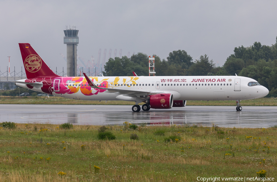 Juneyao Airlines Airbus A321-271NX (D-AVYW) | Photo 392958