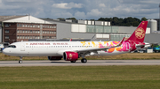 Juneyao Airlines Airbus A321-271NX (D-AVYW) at  Hamburg - Finkenwerder, Germany