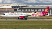 Juneyao Airlines Airbus A321-271NX (D-AVYW) at  Hamburg - Finkenwerder, Germany