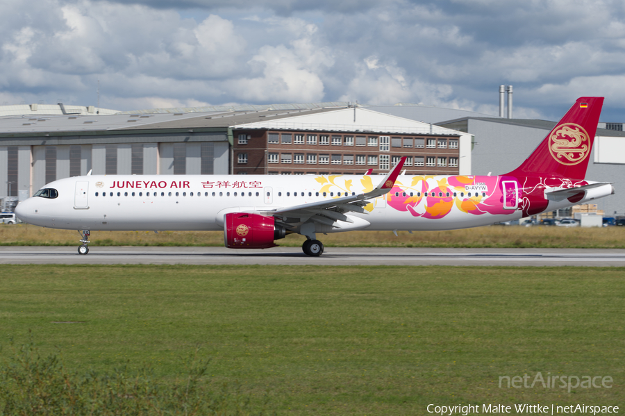 Juneyao Airlines Airbus A321-271NX (D-AVYW) | Photo 394415