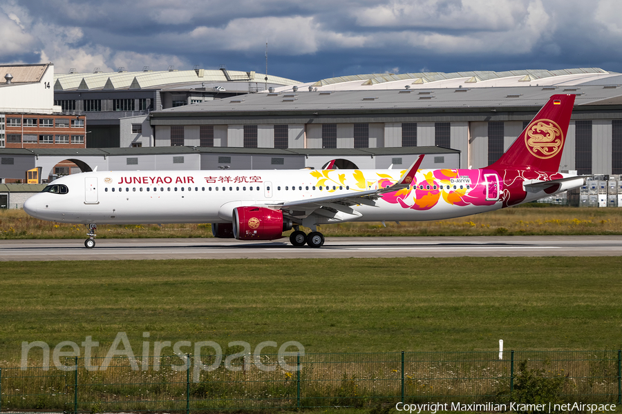 Juneyao Airlines Airbus A321-271NX (D-AVYW) | Photo 394945