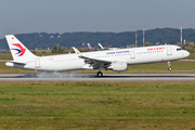 China Eastern Airlines Airbus A321-211 (D-AVYX) at  Hamburg - Finkenwerder, Germany