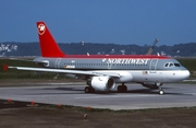 Northwest Airlines Airbus A319-114 (D-AVYX) at  Hamburg - Finkenwerder, Germany