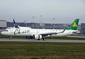 Spring Airlines Airbus A321-253NX (D-AVYX) at  Hamburg - Finkenwerder, Germany