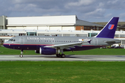 United Airlines Airbus A319-131 (D-AVYX) at  Hamburg - Finkenwerder, Germany