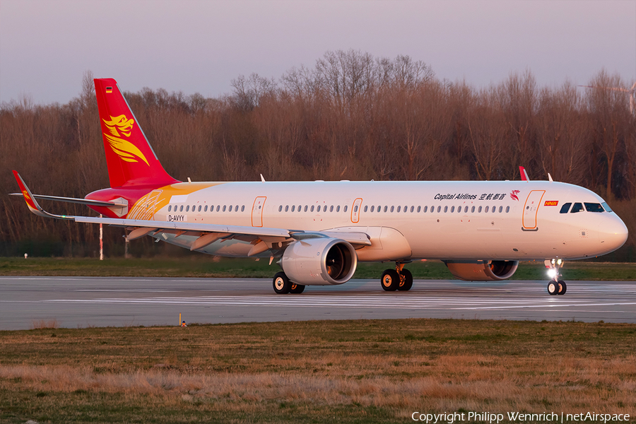 Capital Airlines Airbus A321-251NX (D-AVYY) | Photo 378702