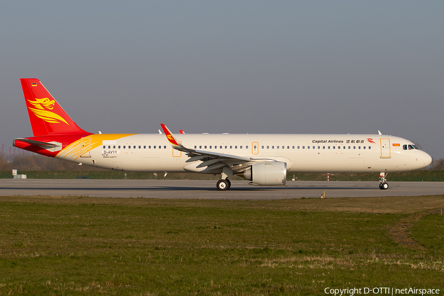 Capital Airlines Airbus A321-251NX (D-AVYY) | Photo 378824