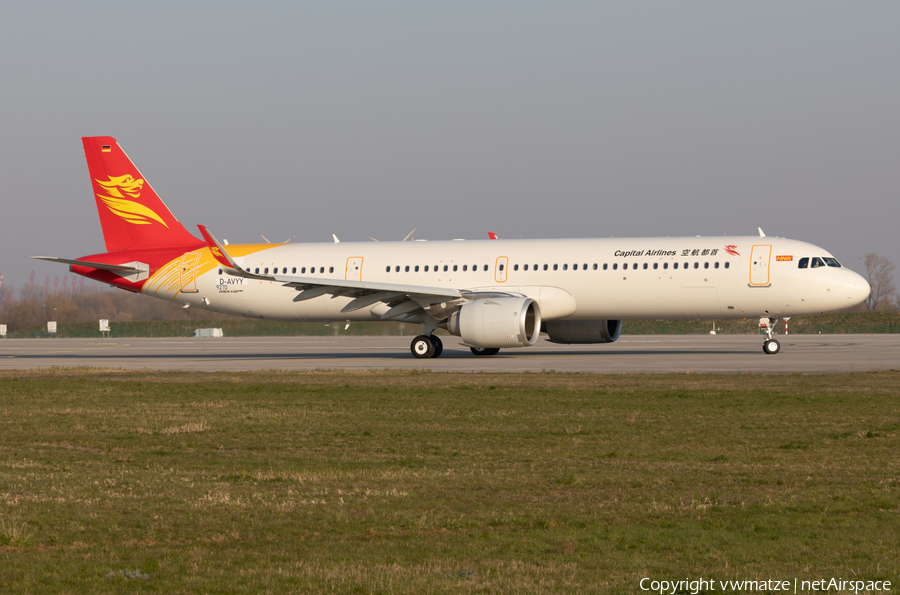 Capital Airlines Airbus A321-251NX (D-AVYY) | Photo 378855