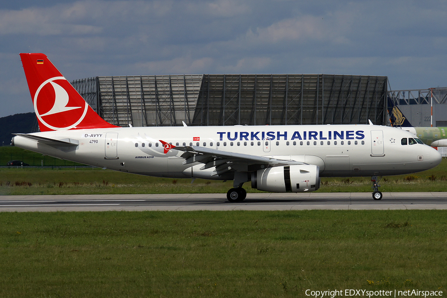 Turkish Airlines Airbus A319-132 (D-AVYY) | Photo 280316