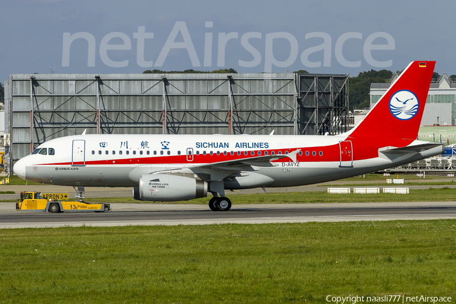 Sichuan Airlines Airbus A319-133 (D-AVYZ) | Photo 12176