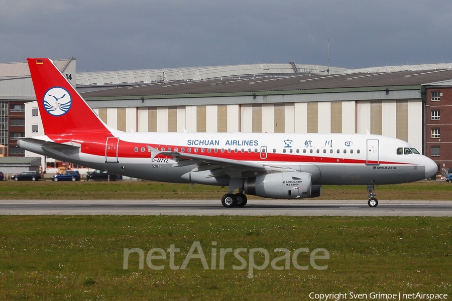 Sichuan Airlines Airbus A319-133 (D-AVYZ) | Photo 26417