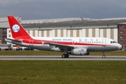 Sichuan Airlines Airbus A319-133 (D-AVYZ) at  Hamburg - Finkenwerder, Germany