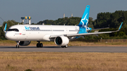 Air Transat Airbus A321-271NX (D-AVZB) at  Hamburg - Finkenwerder, Germany