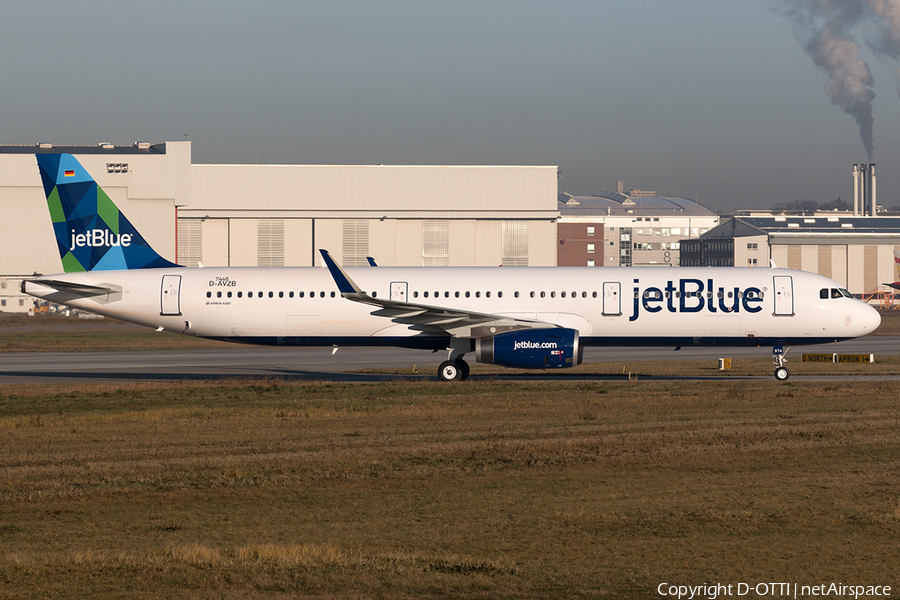 JetBlue Airways Airbus A321-231 (D-AVZB) | Photo 144097