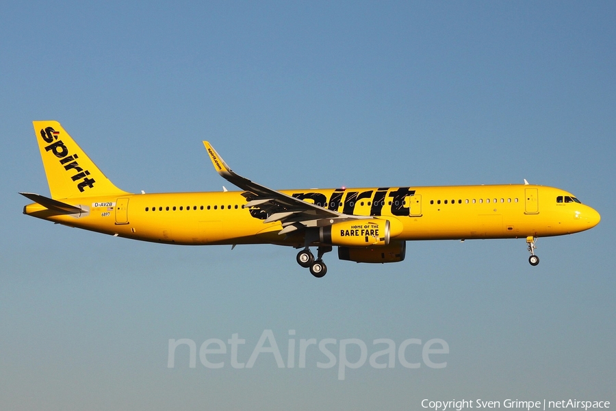 Spirit Airlines Airbus A321-231 (D-AVZB) | Photo 92885
