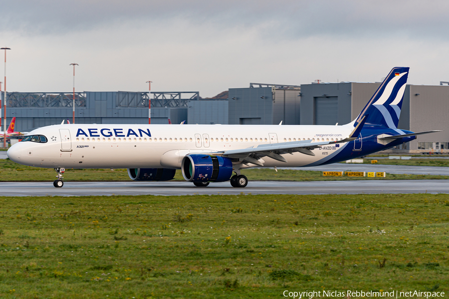 Aegean Airlines Airbus A321-271NX (D-AVZD) | Photo 408766