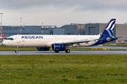 Aegean Airlines Airbus A321-271NX (D-AVZD) at  Hamburg - Finkenwerder, Germany