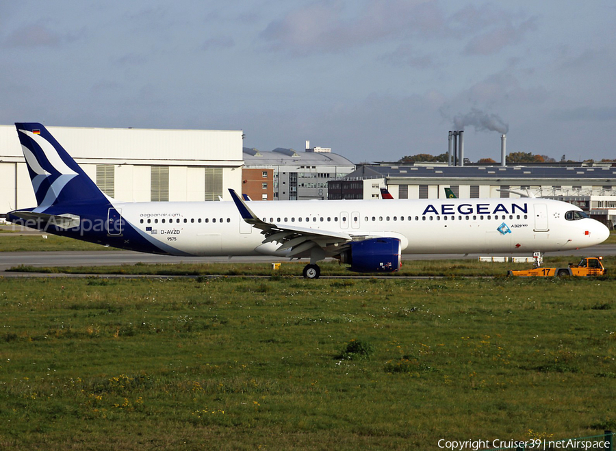 Aegean Airlines Airbus A321-271NX (D-AVZD) | Photo 420966