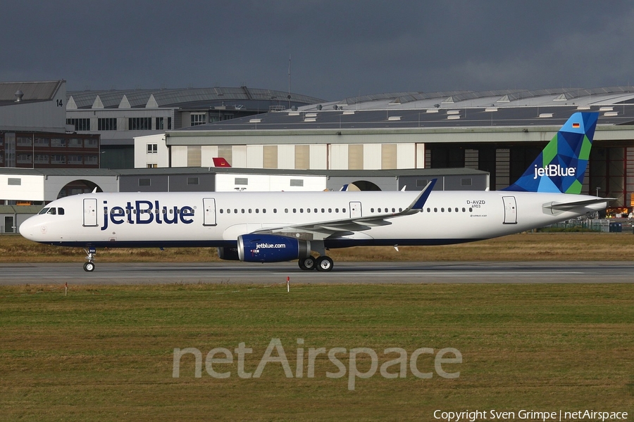 JetBlue Airways Airbus A321-231 (D-AVZD) | Photo 92886