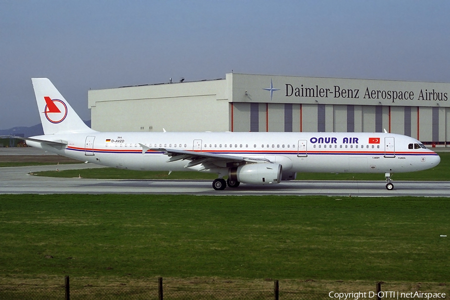 Onur Air Airbus A321-131 (D-AVZD) | Photo 294839