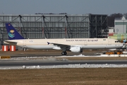 Saudi Arabian Airlines Airbus A321-211 (D-AVZD) at  Hamburg - Finkenwerder, Germany