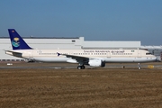 Saudi Arabian Airlines Airbus A321-211 (D-AVZD) at  Hamburg - Finkenwerder, Germany