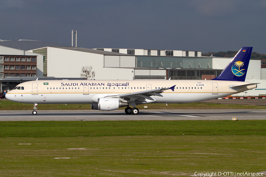 Saudi Arabian Airlines Airbus A321-211 (D-AVZD) | Photo 323062