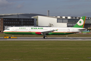 EVA Air Airbus A321-211 (D-AVZD) at  Hamburg - Finkenwerder, Germany